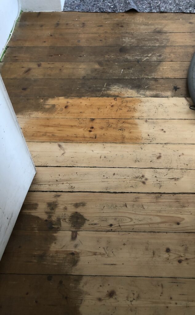 boden abschleifen in etappen